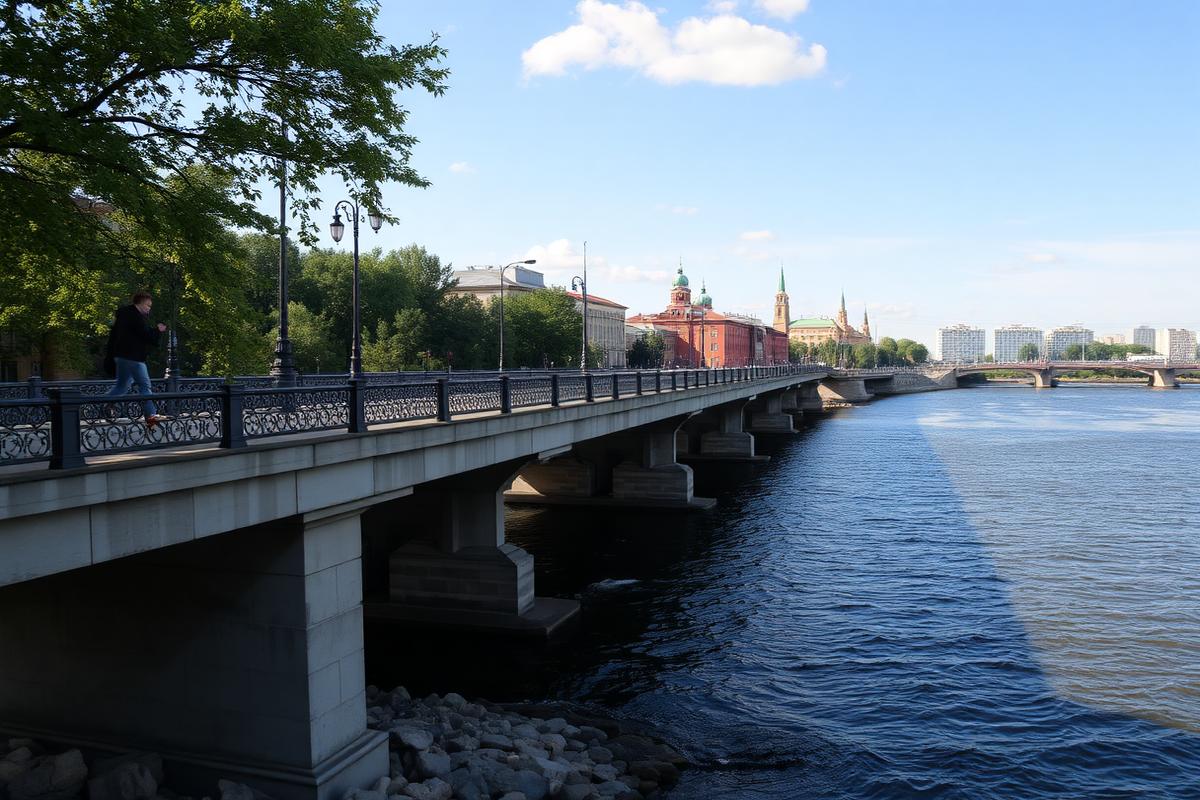 Мост через Миасс на Кировке